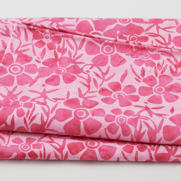 Wildflower Batiks - Wild Flower-Pink Raspberry 2 Yard Cut Primary Image