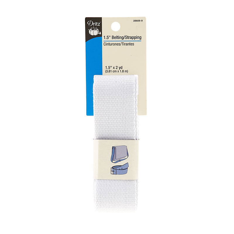 1-1/2" Polypro Purse Strapping - White Primary Image
