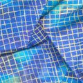 Chromaticity - Grid Jewel Metallic Yardage Alternative View #1