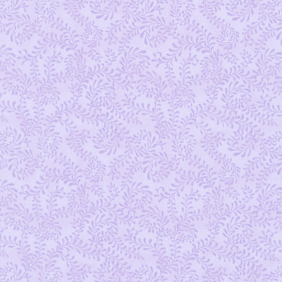 Wilmington Essentials - Swirling Leaves Wisteria Yardage