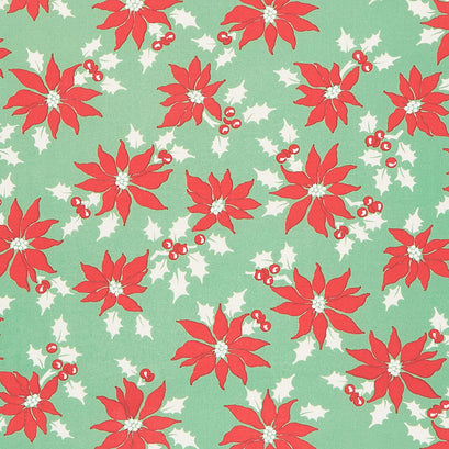 Holly Jolly - Poinsettia Holly Yardage