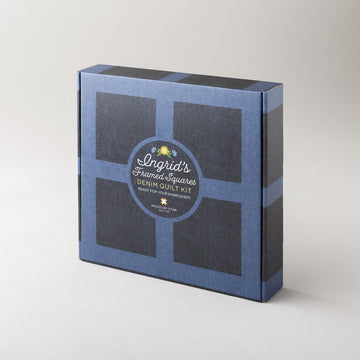 Ingrid's Framed Squares - Denim Quilt Kit Alternative View #5