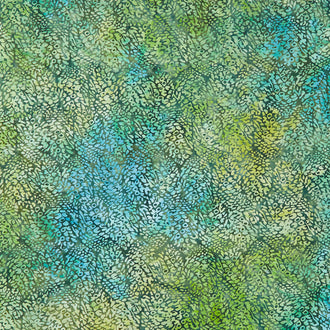 Maple Island Batiks - Pinecone Green Spinach Yardage