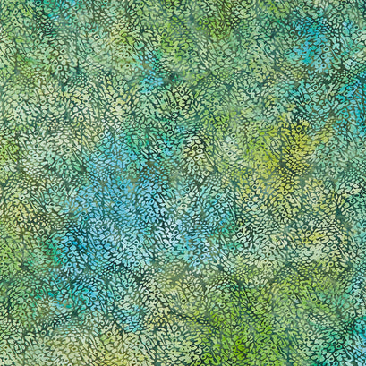 Maple Island Batiks - Pinecone Green Spinach Yardage