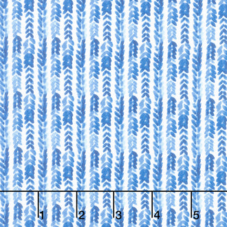 Sunshine and Dewdrops - Stripes Cloud Yardage