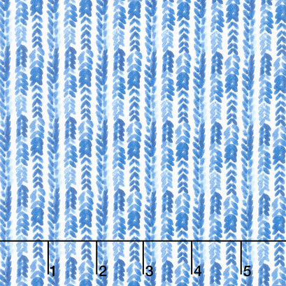 Sunshine and Dewdrops - Stripes Cloud Yardage