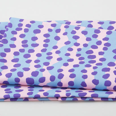 Kaffe Fassett - August 2022 Bubble Stripe Purple 2 Yard Cut