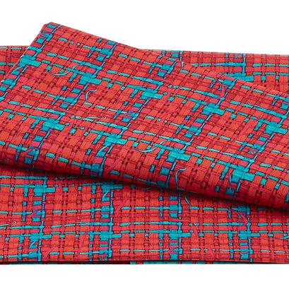 Land Art 2 - Tressage Rouge 2 Yard Cut