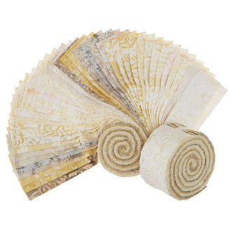 Java Batiks Tans Favorites 2.5" Strips
