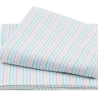 Underwater Whimsy - Waves White 3 Yard Cut