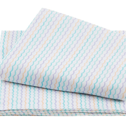 Underwater Whimsy - Waves White 3 Yard Cut
