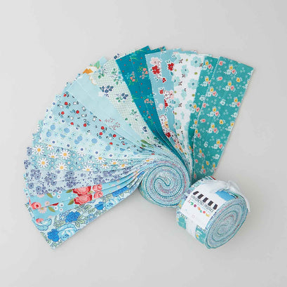 Handpicked Produce - Fanciful Florals Caribbean Sea Rolie Polie 24 pcs.
