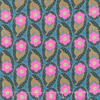 Brave - Giggle Indigo Yardage