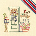 Aunt Martha's Country Porches Iron-On Embroidery Pattern