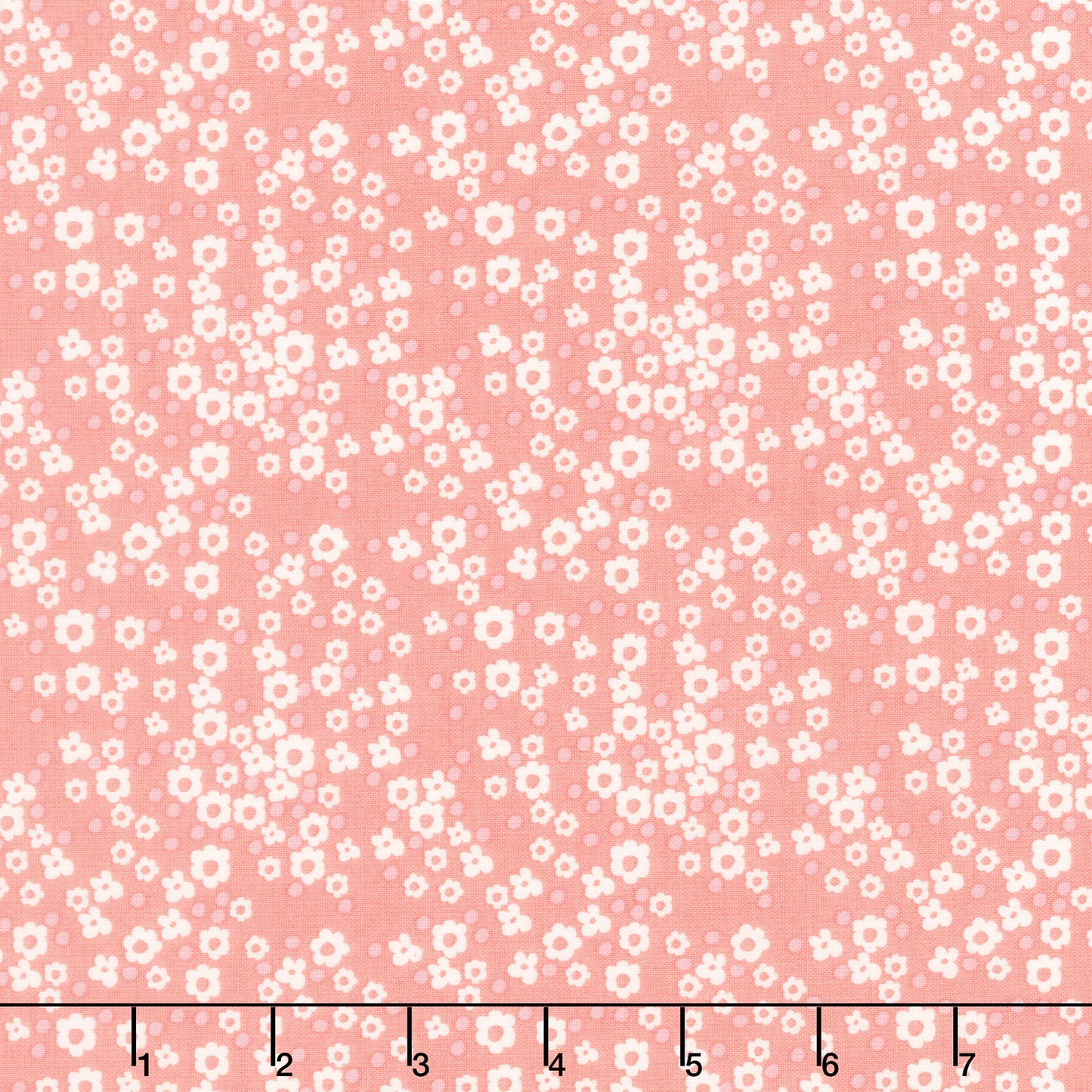 Spring's in Town - Blossoms Coral Yardage Primary Image