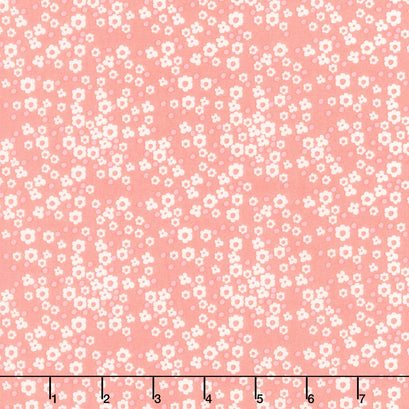 Spring's in Town - Blossoms Coral Yardage