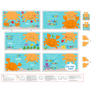 Huggable & Lovable Books - Crabby Book Multi Panel Alternative View #1