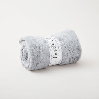 Cuddle® Luxe - Dazzle Silver/Silver Metallic 2 Yard Cut