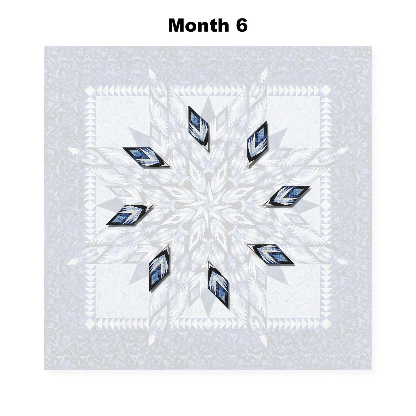 Winter's Glow Block of the Month Alternative View #7