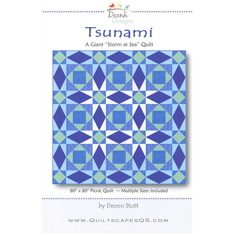 Tsunami Quilt Pattern Primary Image