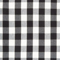 Easy Living Toweling - Large Gingham Black White 18" Wide Yardage Primary Image