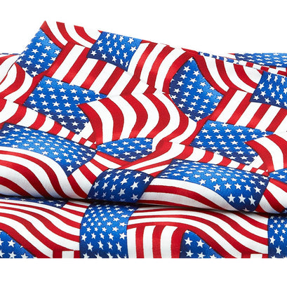 American Truckers - Flags Red, White & Blue 2 Yard Cut