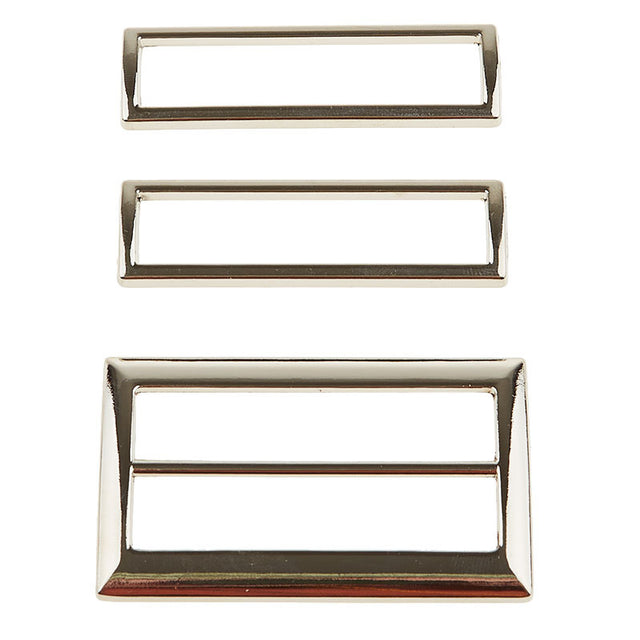 Cozy Nest Rectangular Adjustable Strap Hardware Kit Nickel