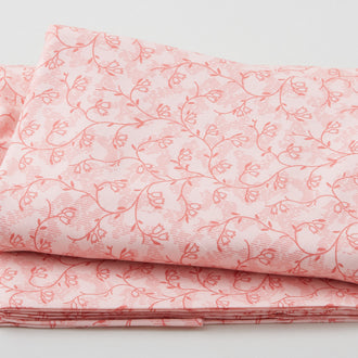 Pathways - Tonal Bell Flowers Pink 3 Yard Cut