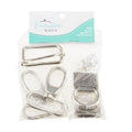 The Double Flip Shoulder Bag Hardware Kit - Nickel Alternative View #1