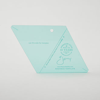 Missouri Star Large Rhombus Template - Teal