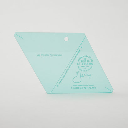 Missouri Star Large Rhombus Template - Teal