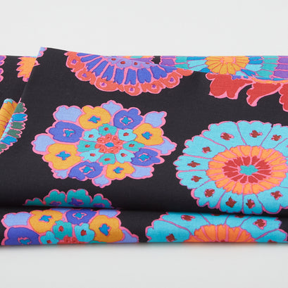 Kaffe Fassett - February 2023 Carpet Cookies Black 2 Yard Cut