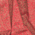 Holiday Blenders - Packed Metallic Scrolls Red Metallic Yardage Alternative View #1