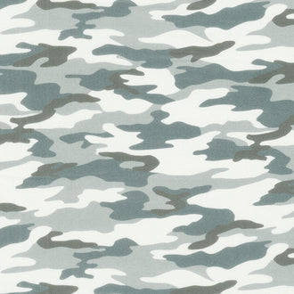 Welcome Home Camoflauge - Grey Dove Yardage