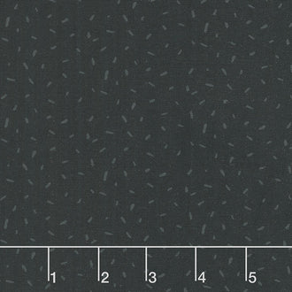 Monochrome Black - Sprinkles Black Yardage