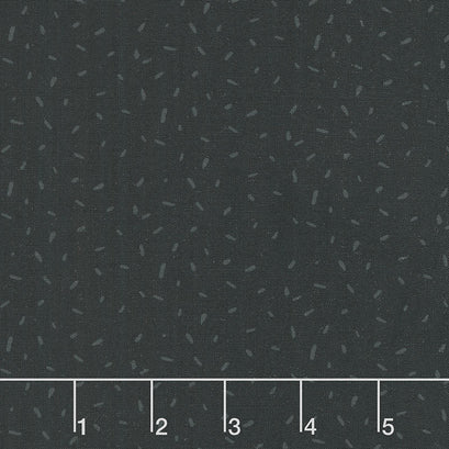 Monochrome Black - Sprinkles Black Yardage