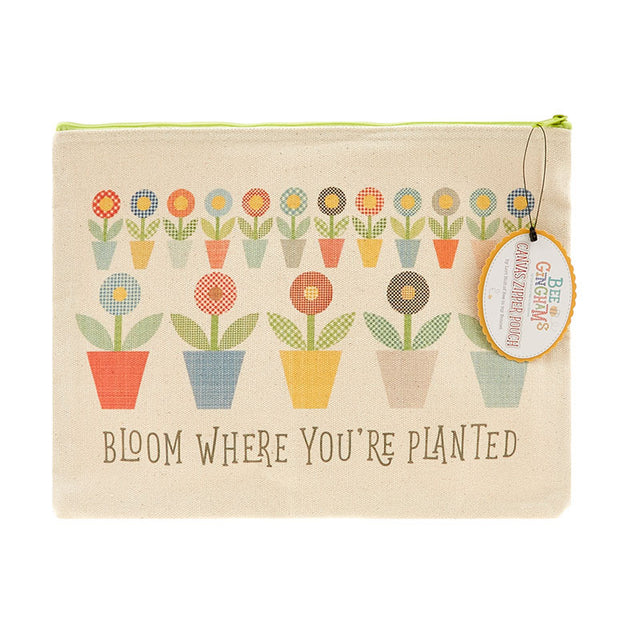 Lori Holt Gingham Garden Pouch Primary Image