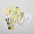 Patchwork Pineapple Embroidery Kit Alternative View #2