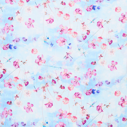 Misty Garden - Flowers Sky Yardage