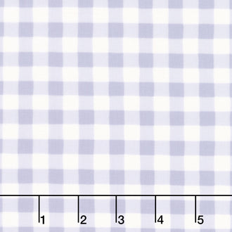 Honey and Lavender - Garden Gingham Soft Lavender Yardage