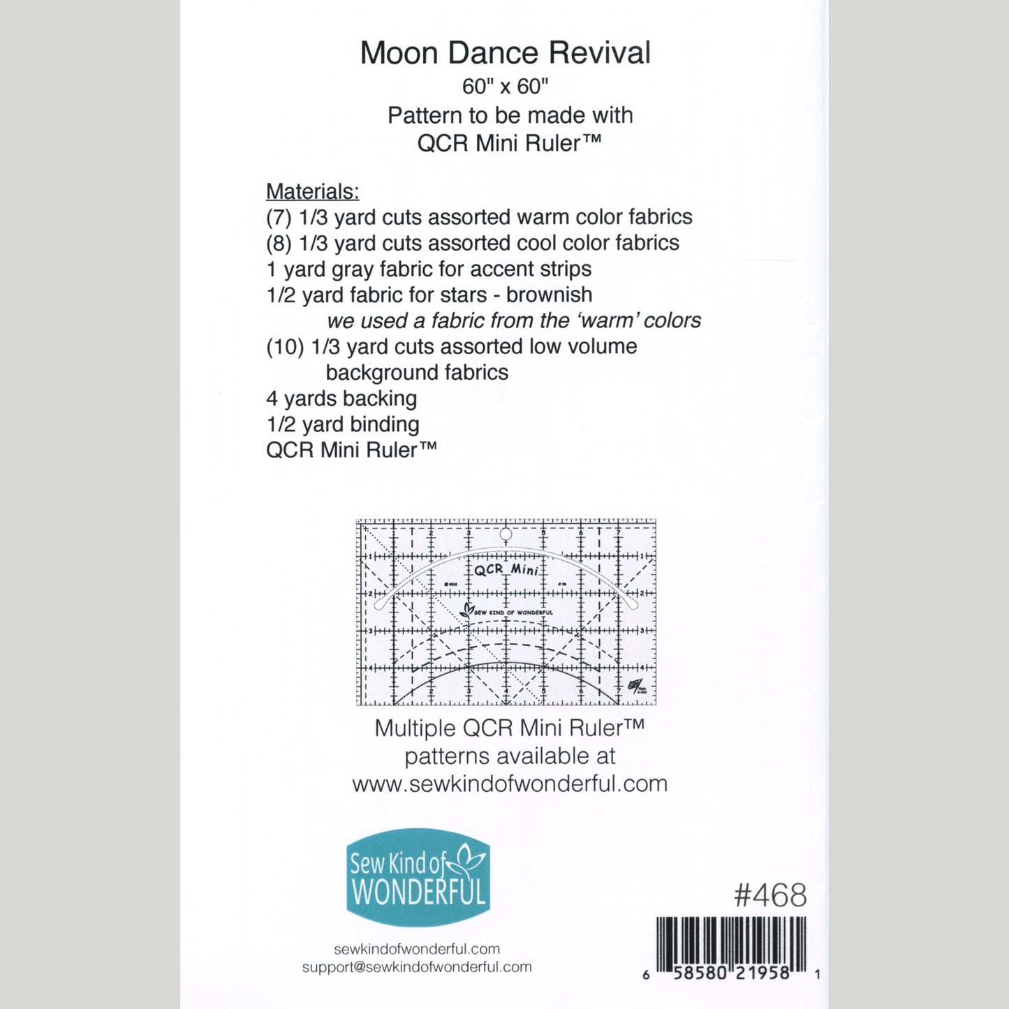 Moon Dance Revival Quilt Pattern Alternative View #1