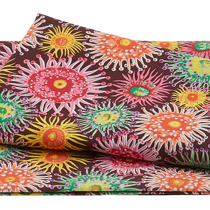 Treasure Island - Sea Anemones Dark 2 Yard Cut