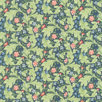 Morris Meadow - Liecester Kelmscott Blue Yardage