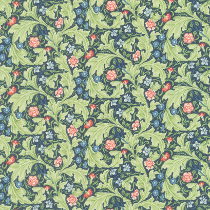 Morris Meadow - Liecester Kelmscott Blue Yardage