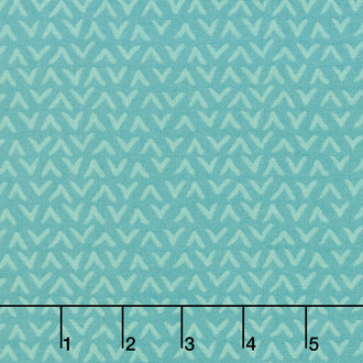 Floralicious - Tonal Turquoise Yardage
