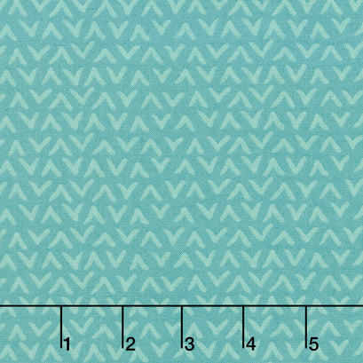 Floralicious - Tonal Turquoise Yardage