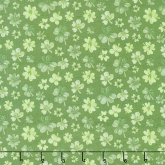 Monthly Placemat Coordinate - March Shamrocks Green Yardage