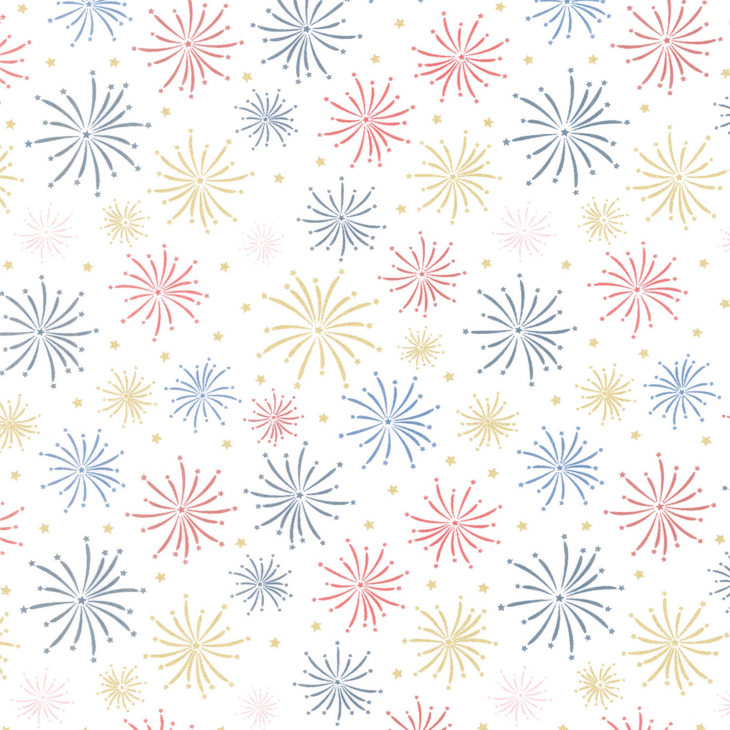 Sweet Freedom - Fireworks Cloud Sparkle Yardage Primary Image