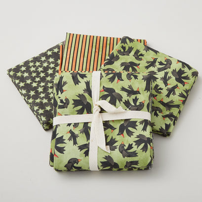 Halloween Whimsy Green Favorites - 3 Piece One Yard Bundle