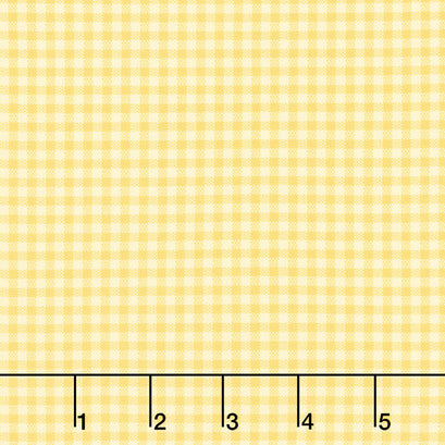 Sunflower Festival - Gingham Checkered Yellow Yardage